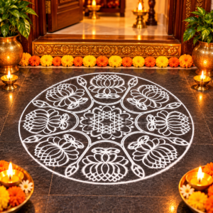 Circular Flower Design