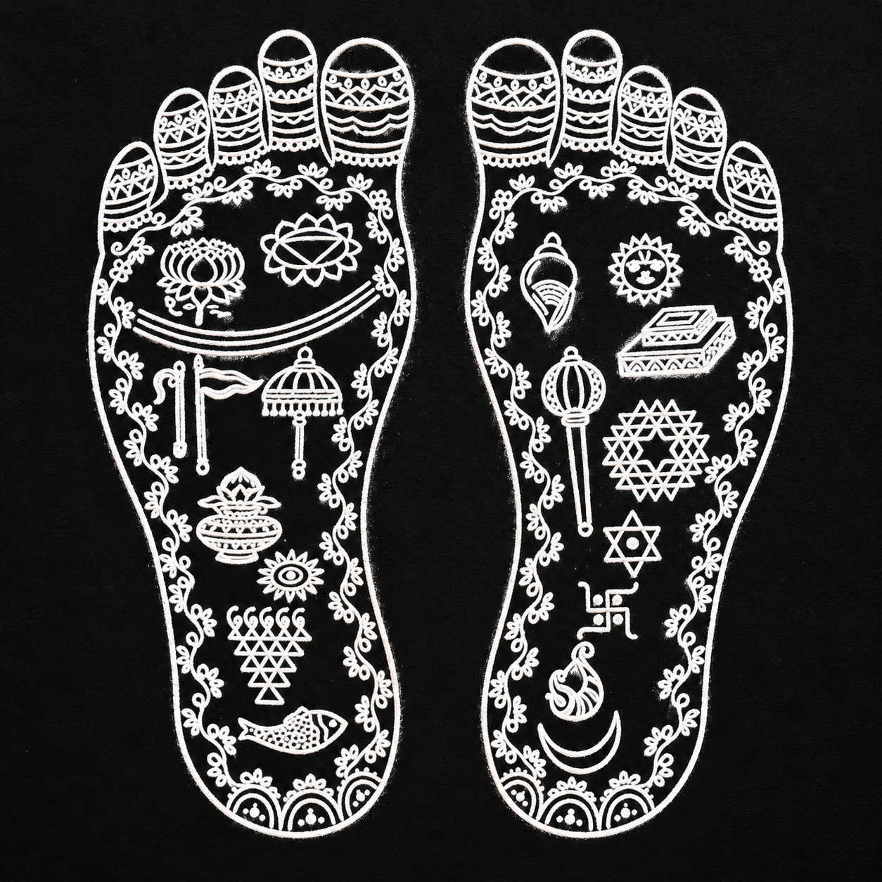 Rangoli Stencil Design