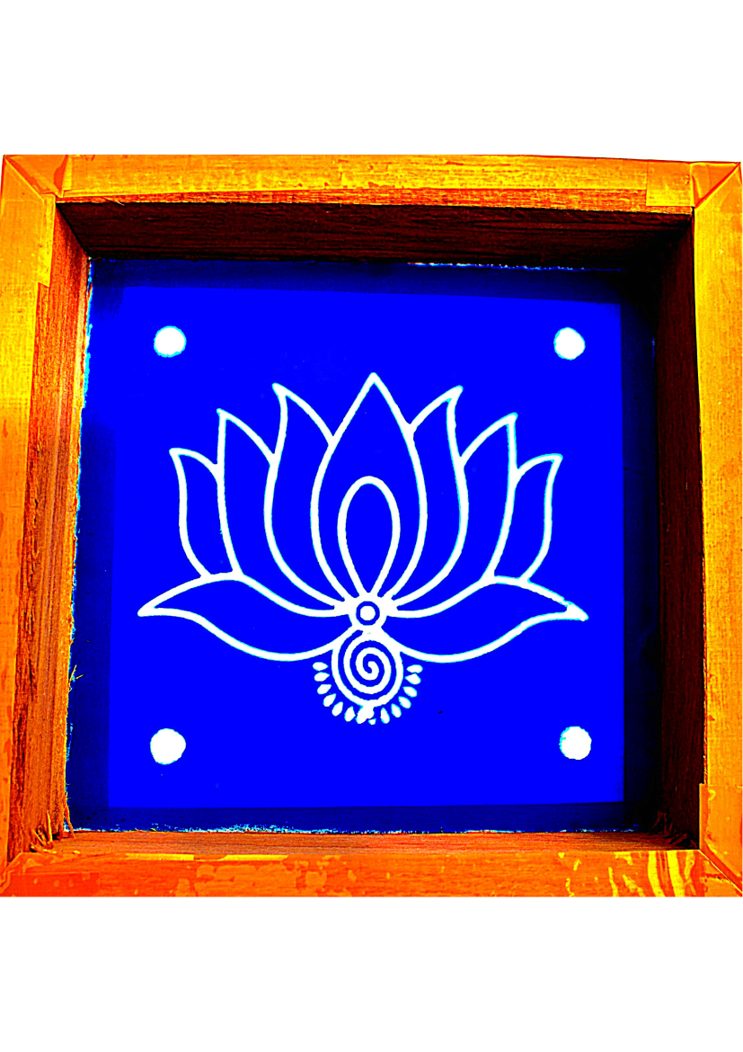 C24 – Lotus Flower Rangoli Stencil | Utkarsha Rangoli