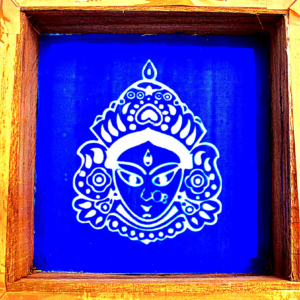 C25 – Devi Face Floral Rangoli Stencil | Utkarsha Rangoli