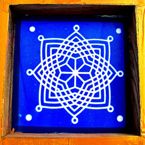 C28 – Geometric Star Rangoli Stencil | Utkarsha Rangoli