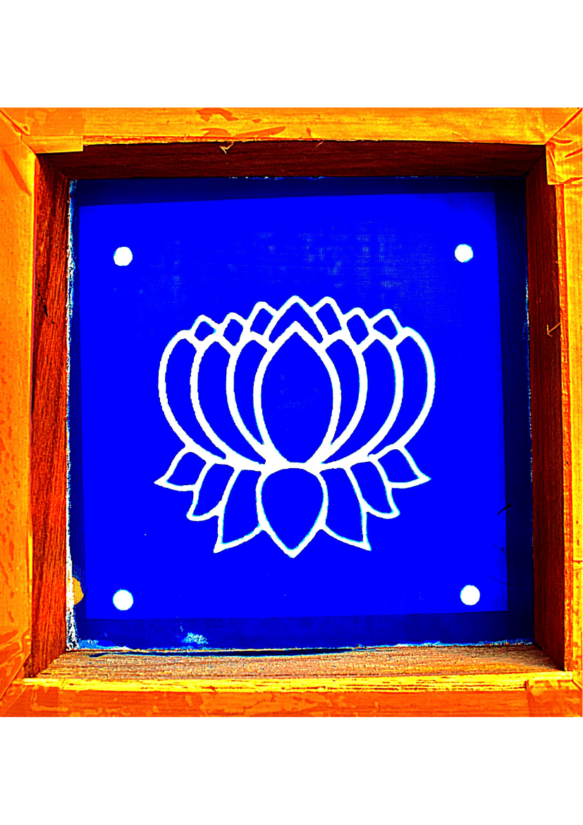 C31 – Lotus Flower Rangoli Stencil | Utkarsha Rangoli