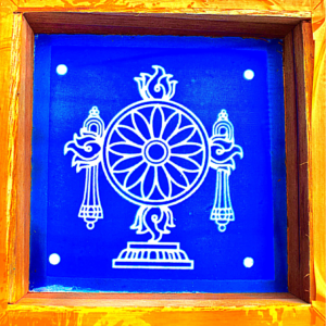 C32 – Dharmachakra Rangoli Stencil | Utkarsha Rangoli