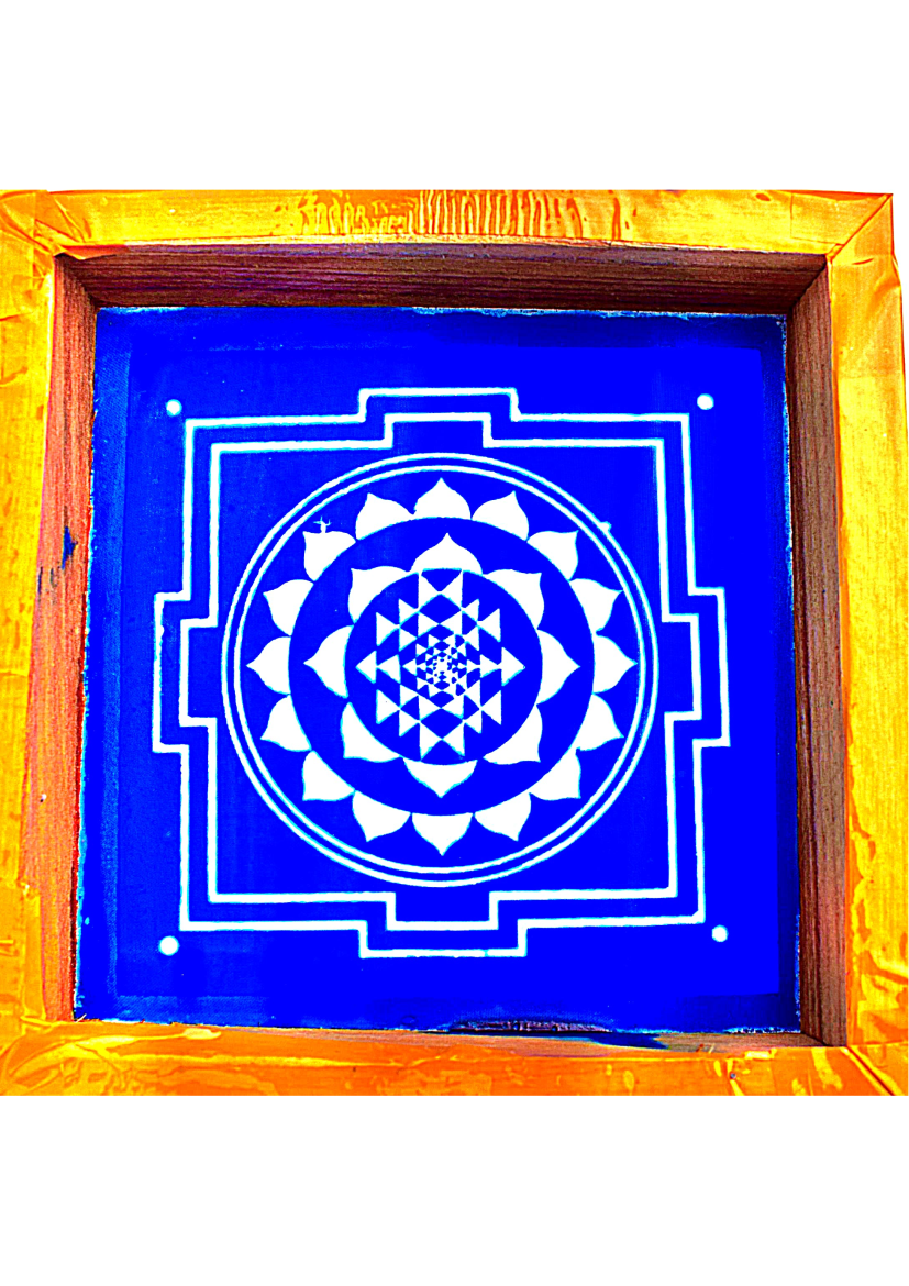 C35 – Shri Yantra Mandala Rangoli Stencil | Utkarsha Rangoli